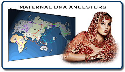 Maternal DNA ancestors